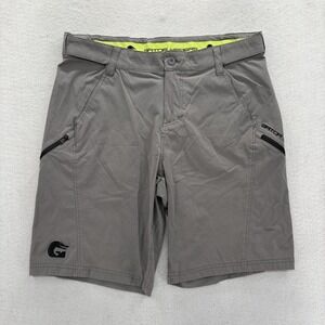 Gator Waders Performance Fishing Shorts Mens XL Gray Stretch 10" Inseam Cargo